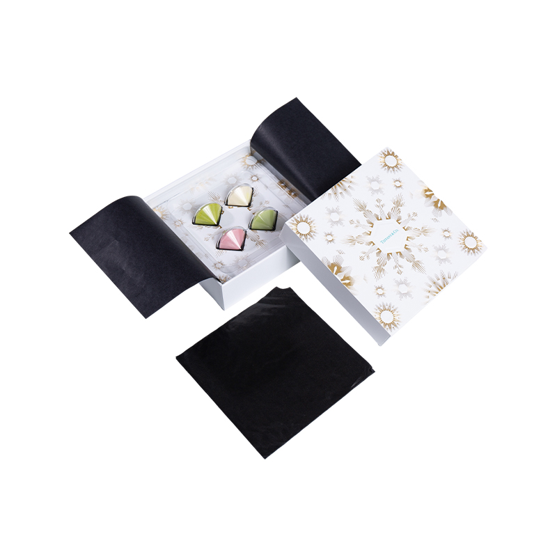 Boîte-cadeau personnalisée de Noël et du Nouvel An chinois avec couvercle