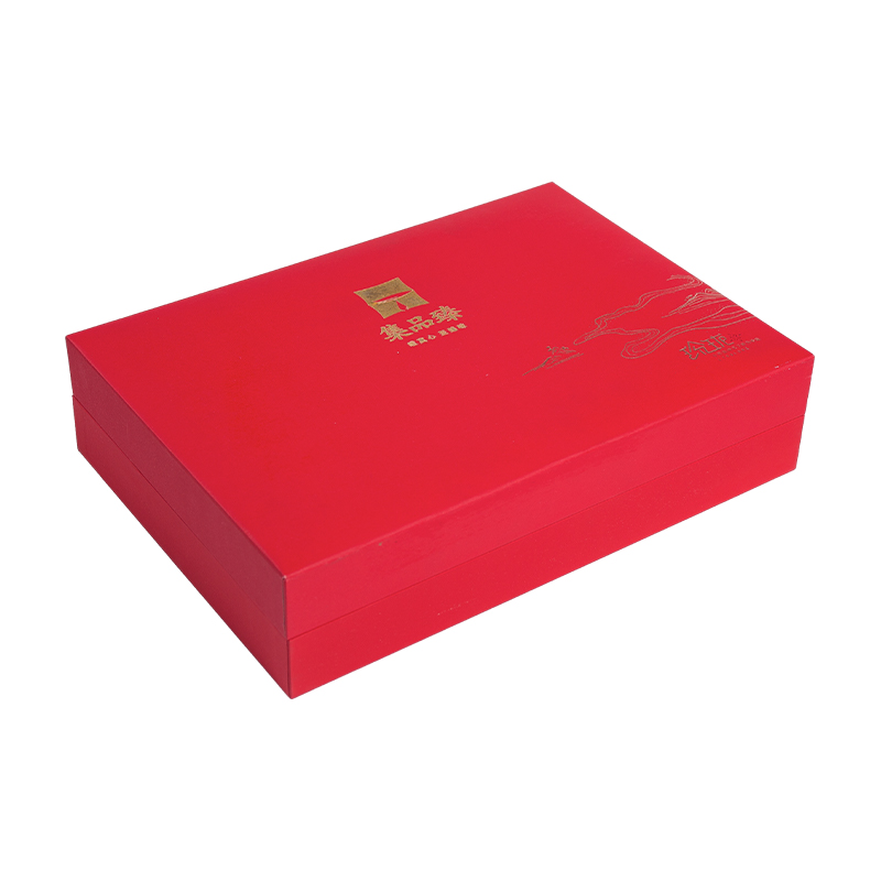 Boîte-cadeau personnalisée de Noël et du Nouvel An chinois avec couvercle