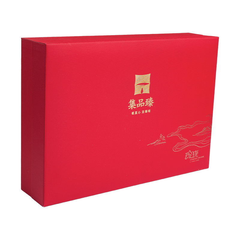 Boîte-cadeau personnalisée de Noël et du Nouvel An chinois avec couvercle