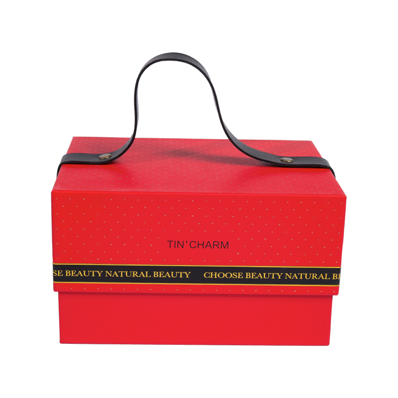 Boîte-cadeau personnalisée de Noël et du Nouvel An chinois avec couvercle