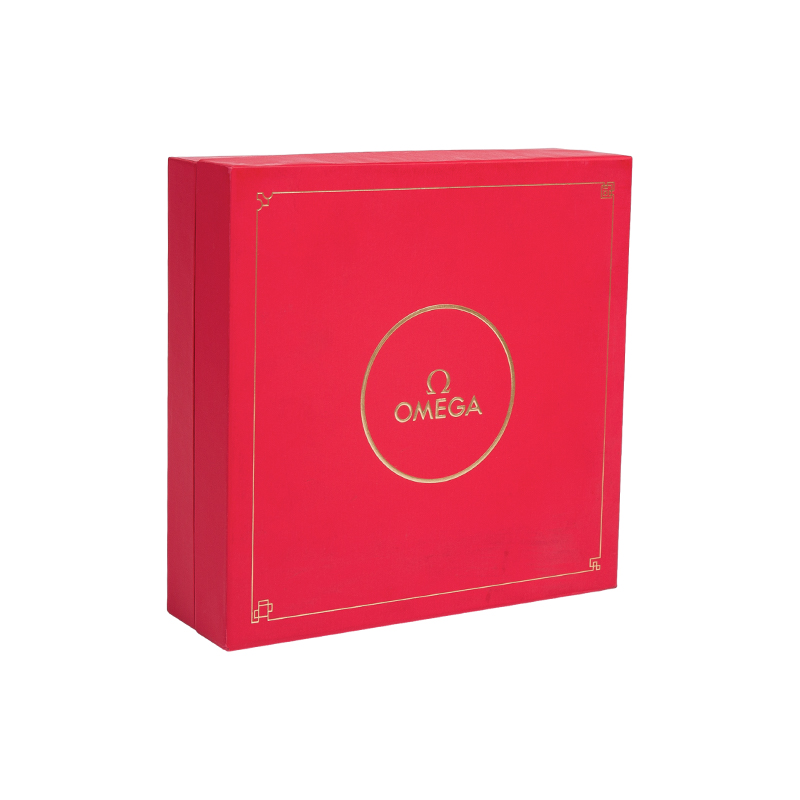 Boîte-cadeau personnalisée de Noël et du Nouvel An chinois avec couvercle