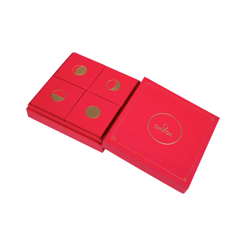 Boîte-cadeau personnalisée de Noël et du Nouvel An chinois avec couvercle