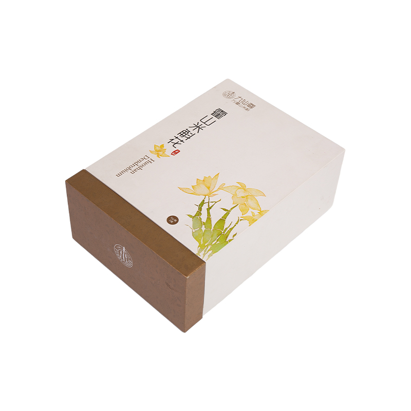 Boîte à cadeau de thé à tiroir fenêtré